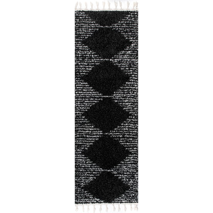 Nuloom Bria Moroccan Nbr1843A Black Area Rug