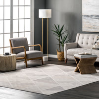 AreaRugs.com Wavaj Nwa1030A Beige Area Rug