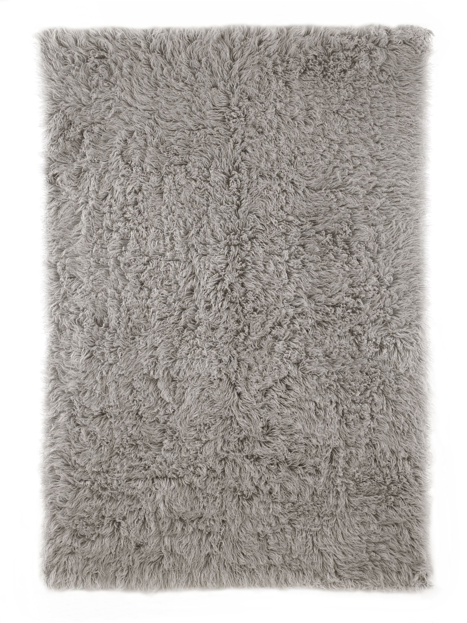 Nuloom Genuine Greek Flokati Nge3561B Natural Gray Area Rug