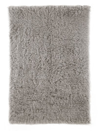 Nuloom Genuine Greek Flokati Nge3561B Natural Gray Area Rug