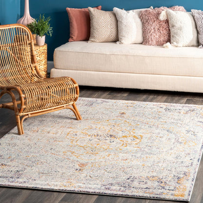 Nuloom Vintage Maranda Nvi3149A Beige Area Rug