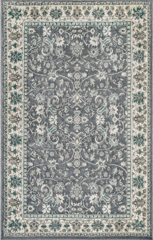Nuloom Mikayla Classic Floral Nmi2904A Gray Area Rug