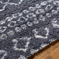 Surya Puffy Shag Pfy-2300 Black Area Rug