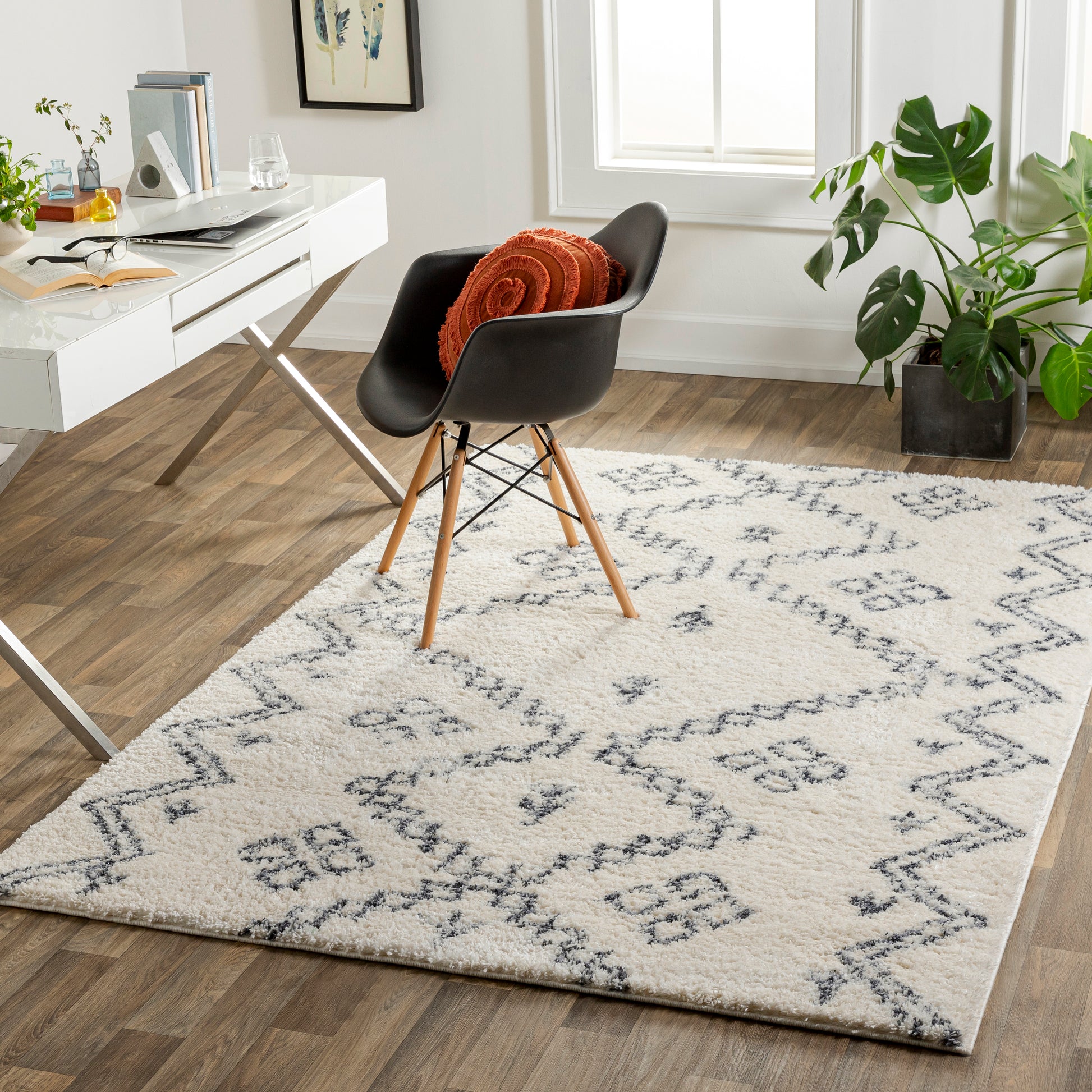 Surya Puffy Shag Pfy-2303 Beige Area Rug