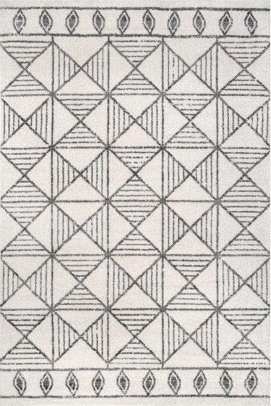 Nuloom Aria Tiles Nar1330A Off White Area Rug