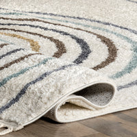 Nuloom Sina Rainbow Nsi1332A Beige Area Rug