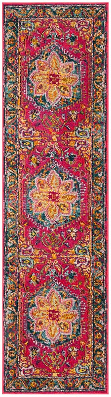Safavieh Phoenix Phx153R Fuchsia/Blue Rug.