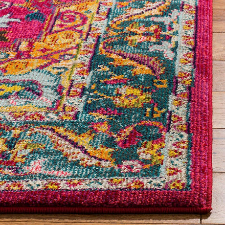 Safavieh Phoenix Phx153R Fuchsia/Blue Rug.