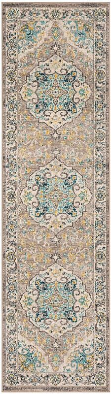 Safavieh Phoenix Phx154F Ivory / Grey Rugs.