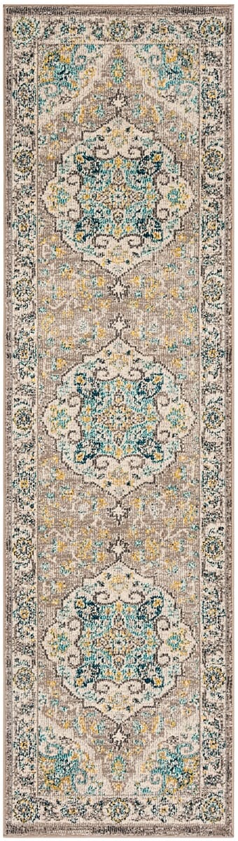 Safavieh Phoenix Phx154F Ivory / Grey Area Rug