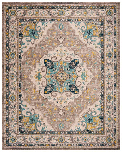 Safavieh Phoenix Phx154F Ivory / Grey Area Rug