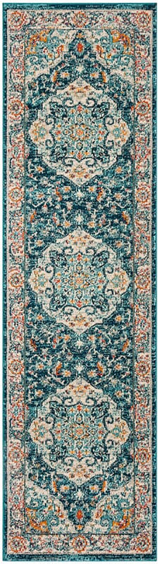 Safavieh Phoenix Phx154M Ivory / Blue Area Rug