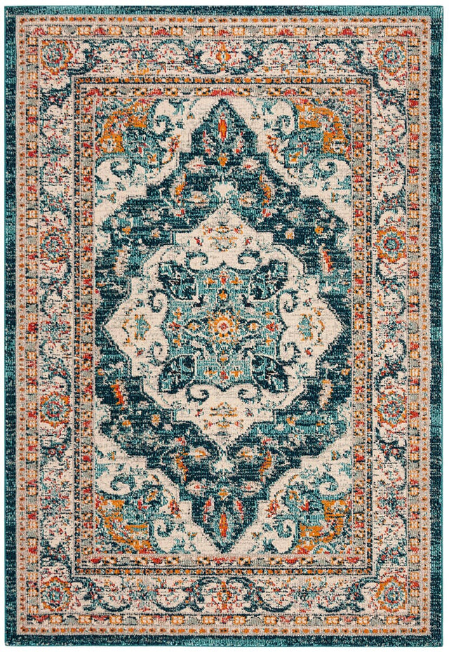 Safavieh Phoenix Phx154M Ivory/Blue Rug.