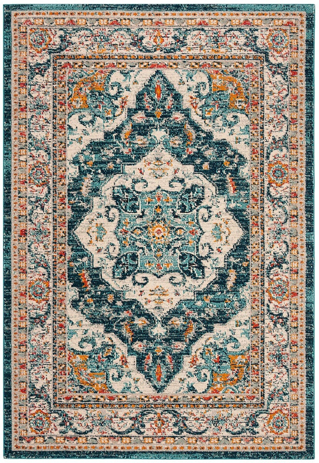 Safavieh Phoenix Phx154M Ivory/Blue Rug.