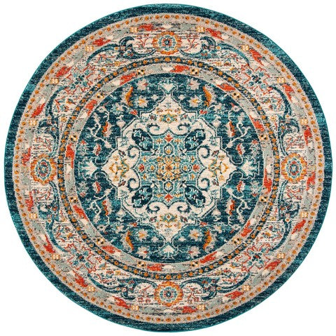 Safavieh Phoenix Phx154M Ivory/Blue Rug.