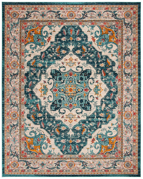 Safavieh Phoenix Phx154M Ivory/Blue Rug.