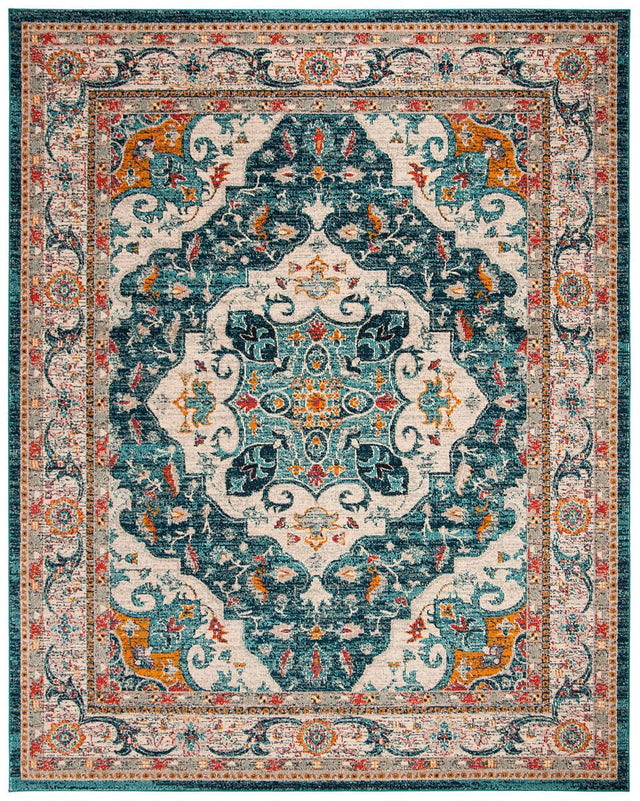 Safavieh Phoenix Phx154M Ivory/Blue Rug.
