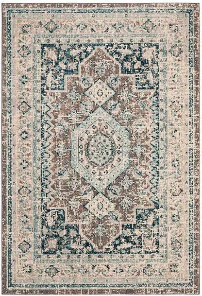 Safavieh Phoenix Phx155F Grey / Blue Vintage / Distressed Area Rug