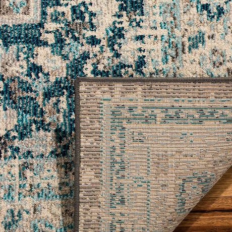 Safavieh Phoenix Phx155F Grey / Blue Rugs.