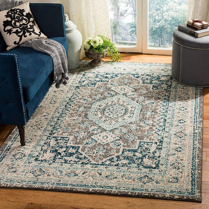 Safavieh Phoenix Phx155F Grey / Blue Vintage / Distressed Area Rug