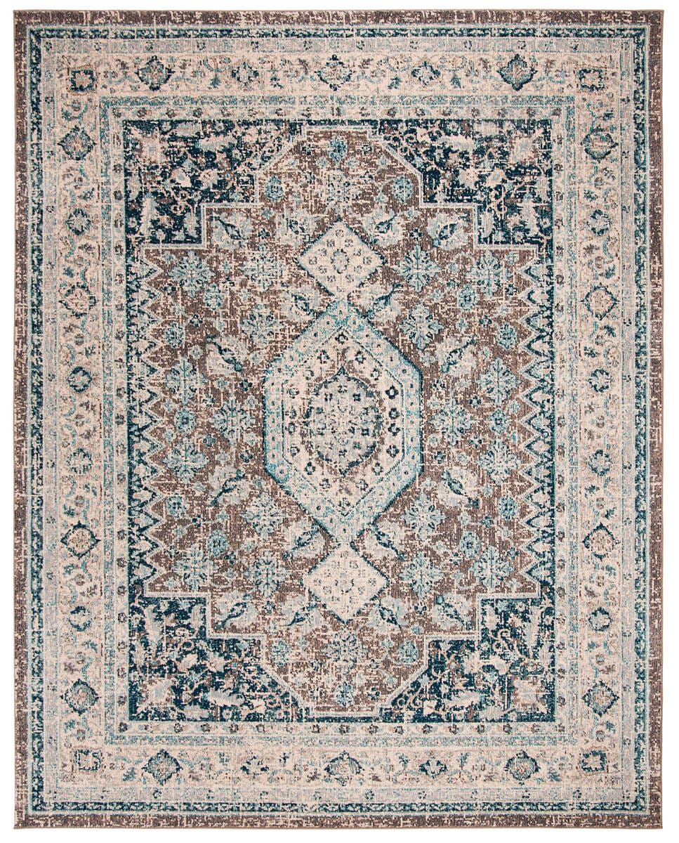 Safavieh Phoenix Phx155F Grey / Blue Vintage / Distressed Area Rug