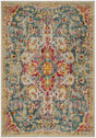 Safavieh Phoenix Phx156B Blue / Yellow Rugs.