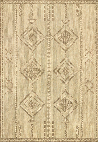 Nuloom Aria Tribal Transitional Nar1809A Beige Area Rug