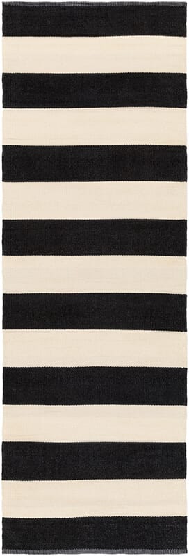 Surya Picnic Pic-4005 Black / Ivory Rugs.