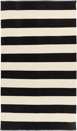 Surya Picnic Pic-4005 Black / Ivory Rugs.