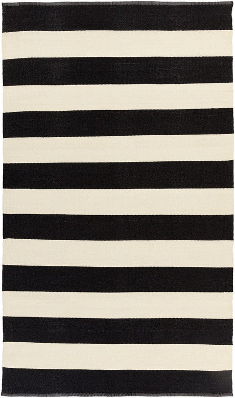 Surya Picnic Pic-4005 Black / Ivory Rugs.