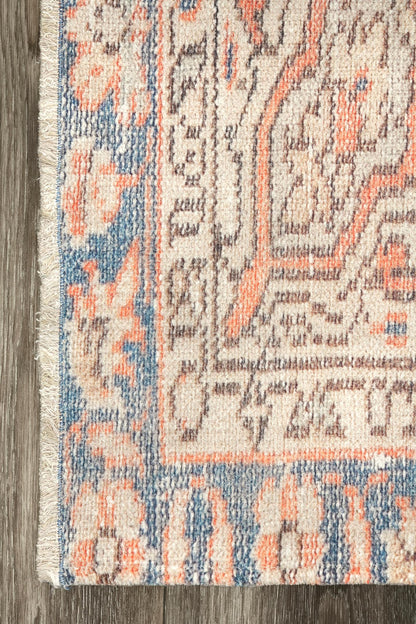 Nuloom Kendall Printed Regal Wreath Nke2613A Orange Area Rug