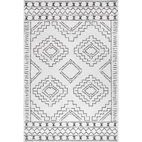 AreaRugs.com Wavaj Nwa1048A White Area Rug