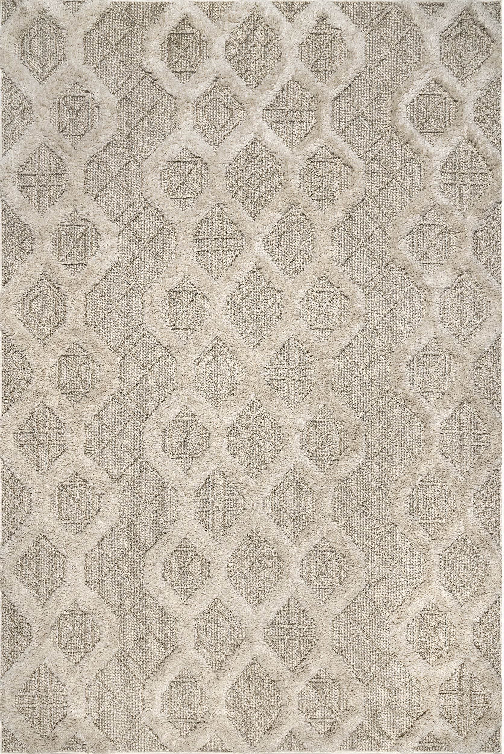 Nuloom Janis Honeycomb Nja3007A Beige Area Rug