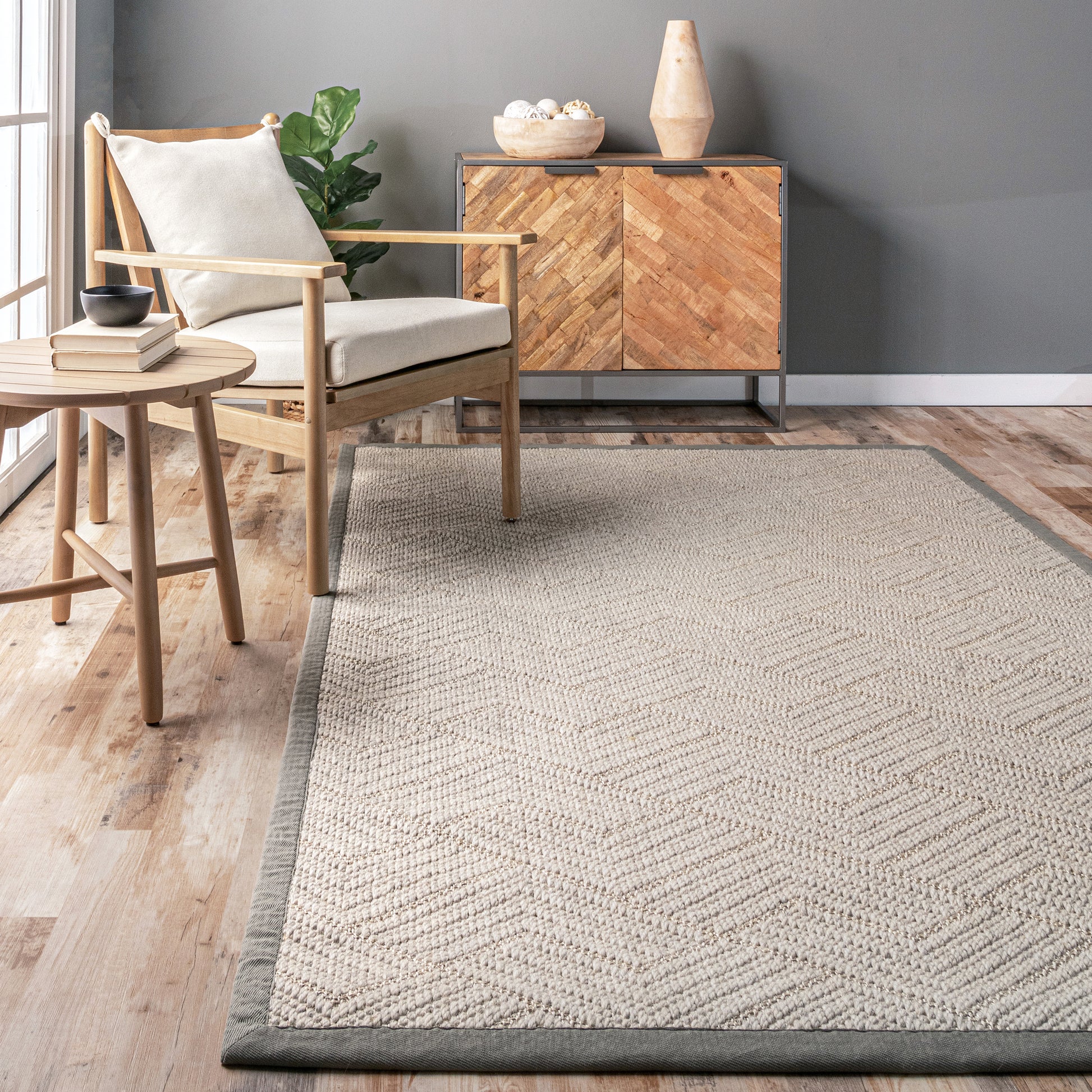 Nuloom Natural Suzanne Nna2771B Gray Area Rug