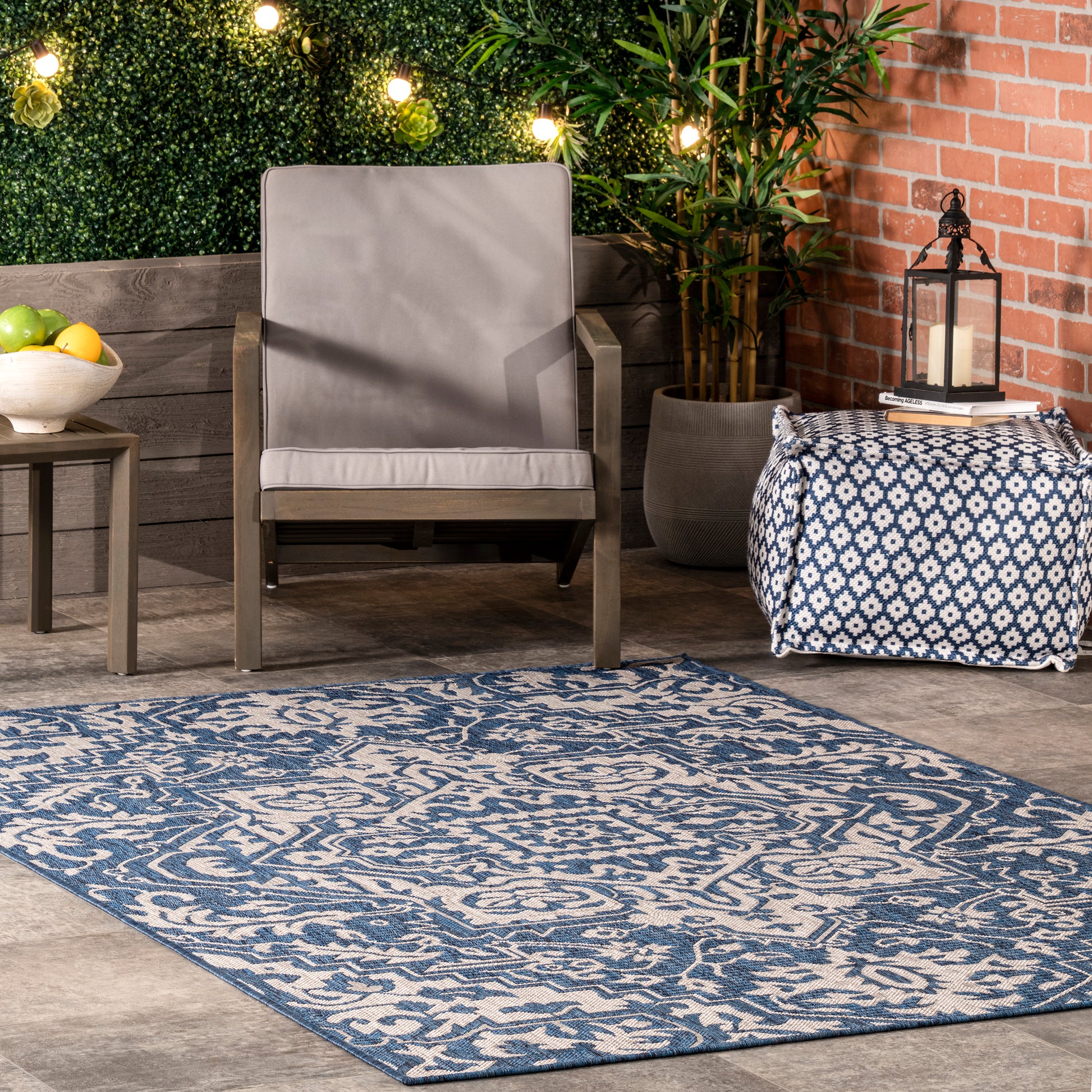 Nuloom Lane Elegant Nla1801B Blue Area Rug