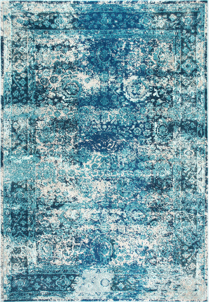 Nuloom Vintage Shuler Nvi2238B Ocean Blue Area Rug