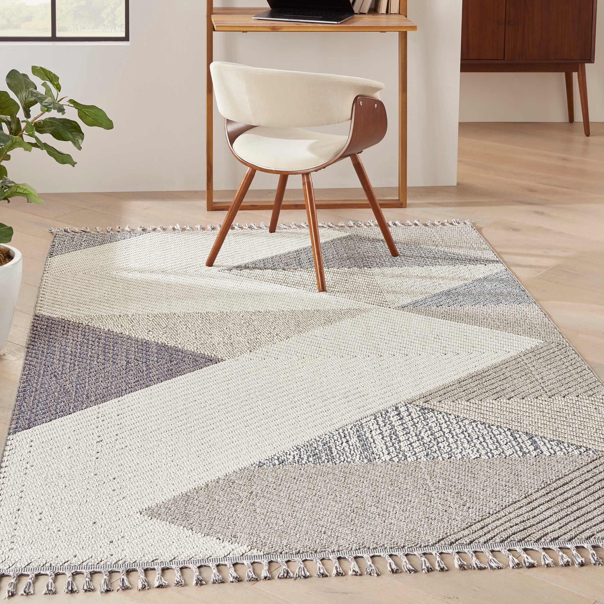 Nourison Paxton Pax04 Grey/Slate Area Rug