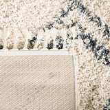 Safavieh Pro Lux Shag Plx432A Cream / Blue Rugs.