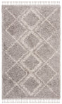 Safavieh Pro Lux Shag Plx432F Grey / Cream Rugs.