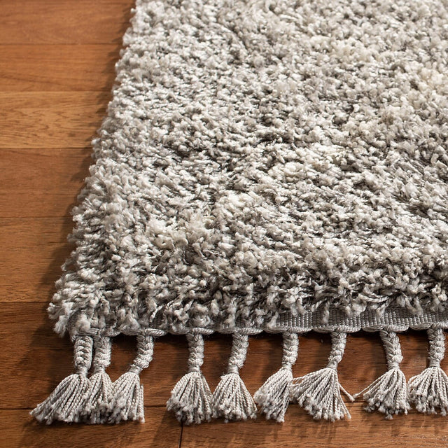 Safavieh Pro Lux Shag Plx432F Grey / Cream Rugs.