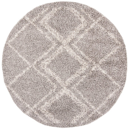 Safavieh Pro Lux Shag Plx432F Grey / Cream Moroccan Area Rug