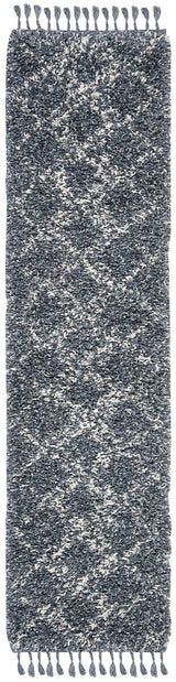 Safavieh Pro Lux Shag Plx432L Cream / Blue Rugs.