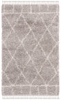 Safavieh Pro Lux Shag Plx433F Grey / Cream Rugs.