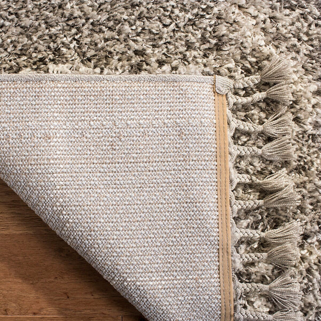 Safavieh Pro Lux Shag Plx433F Grey / Cream Rugs.