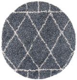 Safavieh Pro Lux Shag Plx433L Cream / Blue Rugs.