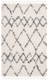 Safavieh Pro Lux Shag Plx434A Cream / Blue Rugs.