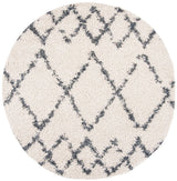 Safavieh Pro Lux Shag Plx434A Cream / Blue Rugs.