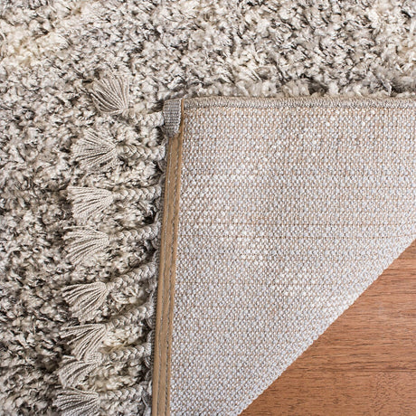 Safavieh Pro Lux Shag Plx434F Grey / Cream Rugs.