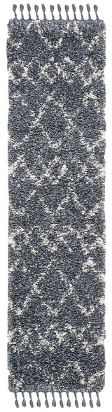 Safavieh Pro Lux Shag Plx434L Cream / Blue Rugs.
