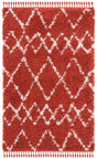 Safavieh Pro Lux Shag Plx434P Rust / Creme Rugs.